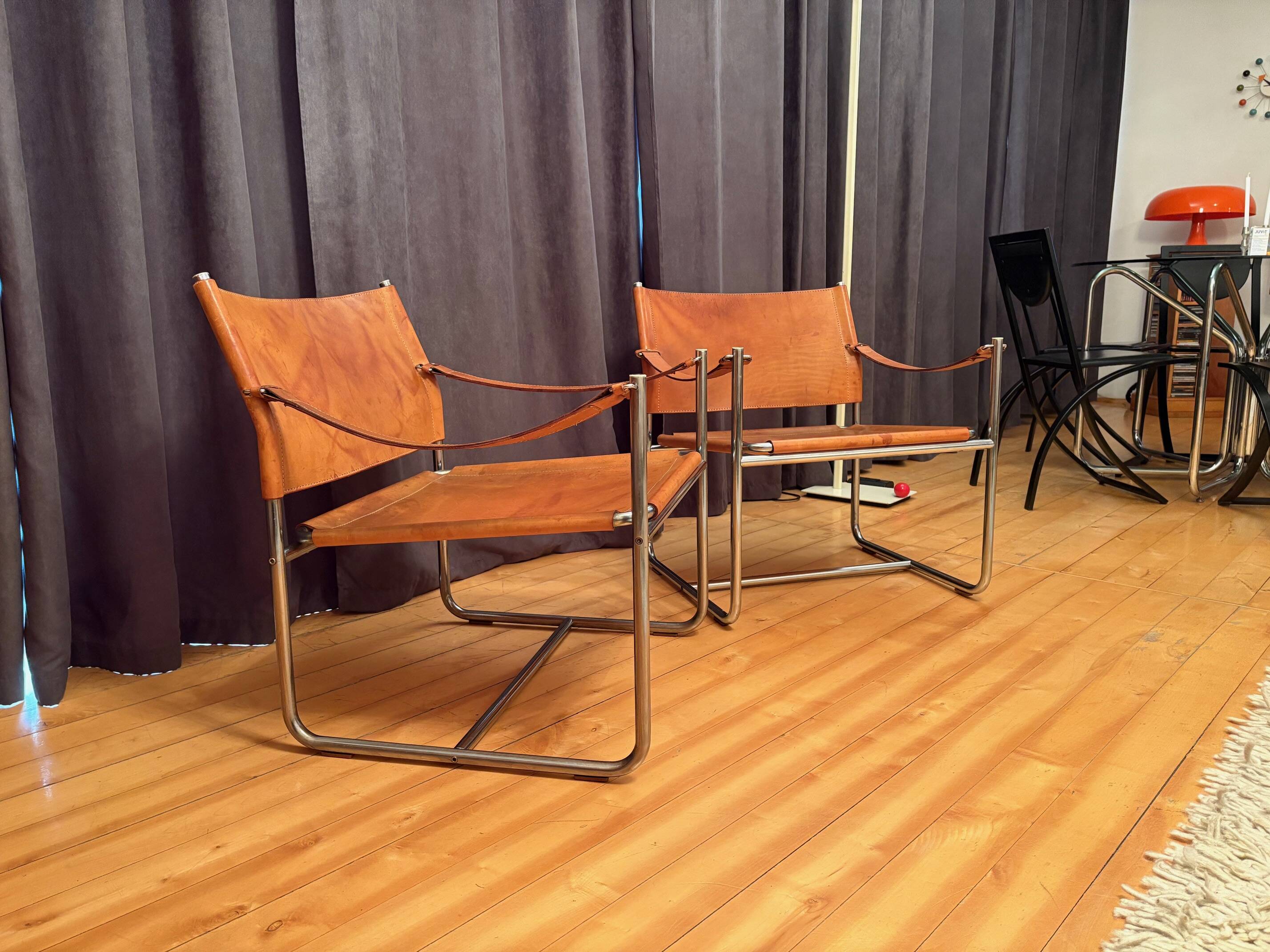 A pair of Amiral armchairs, designed by Karin Mobring, Ikea, Sweden, 1970s.