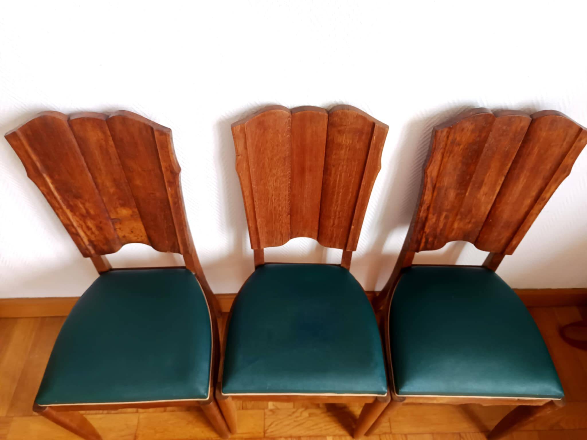 Chaises art déco 1940