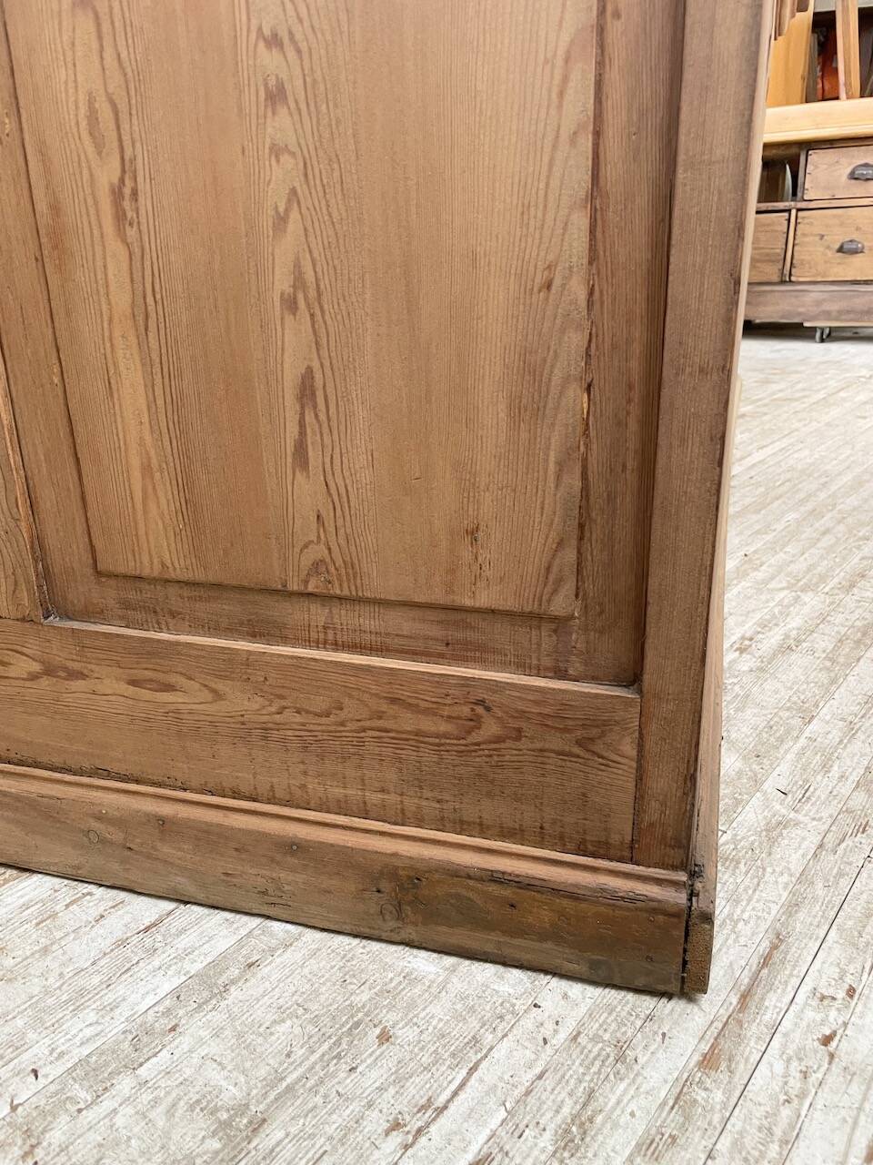 2m pine counter or central island with storage