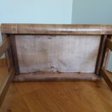 Art Deco curved wood console
