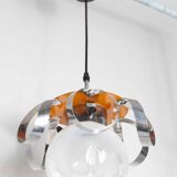 Murano glass globe pendant light, Maazzega edition, Italian design
