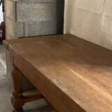 Solid oak farmhouse table