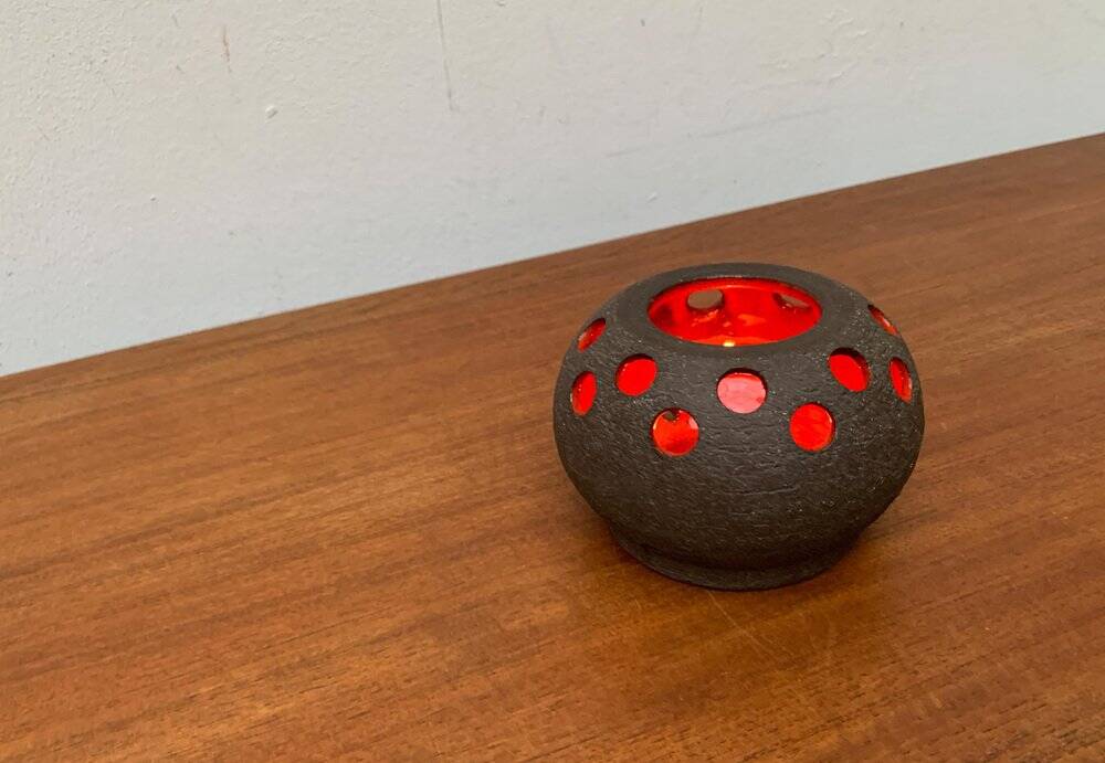 Danish studio candlestick from the mid-century by Lovemose, 1960s.