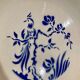 Digoin Sarreguemines Blue Plate
