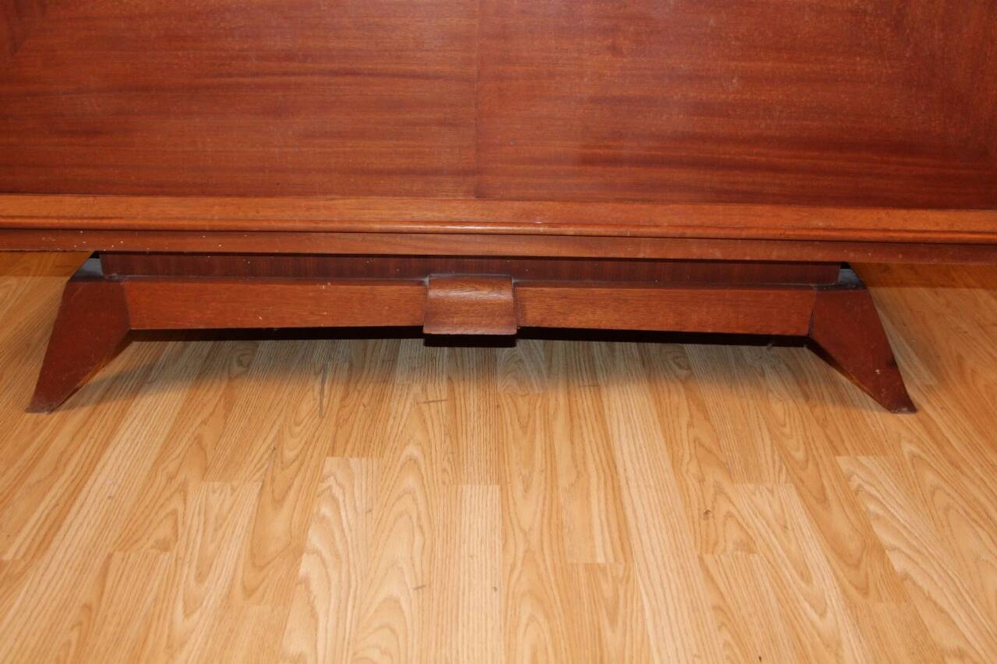 Art deco sideboard in mahogany black marble top