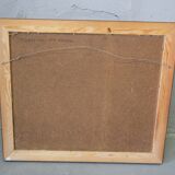 Ruth wahlund, swedish landscape, 1960, oil on canvas, framed