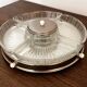 Serving dish on a mirror tray