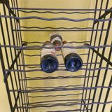 French metal wine vault from Rigidex, from the mid 1900s