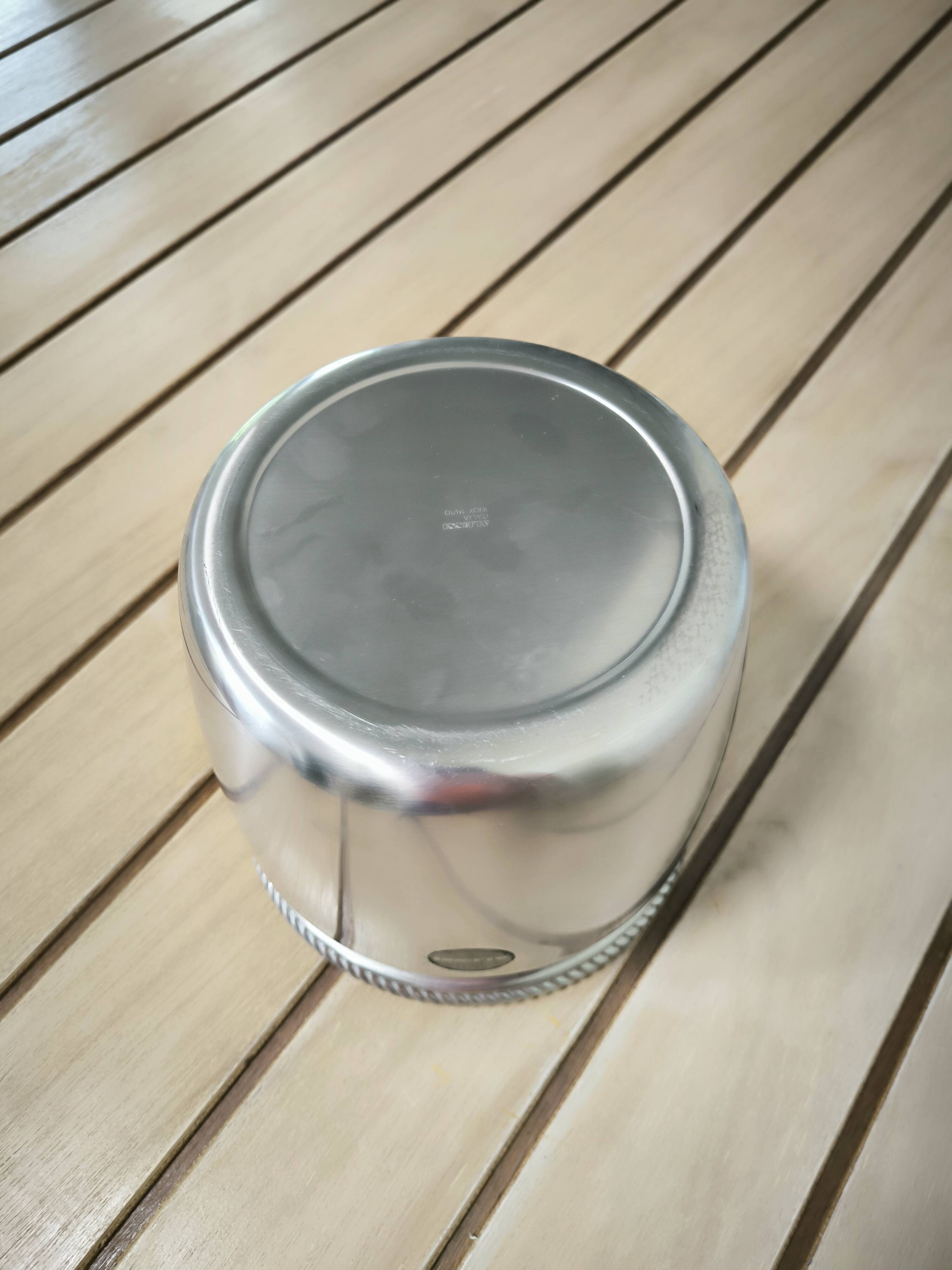 Alessi stainless steel ice bucket