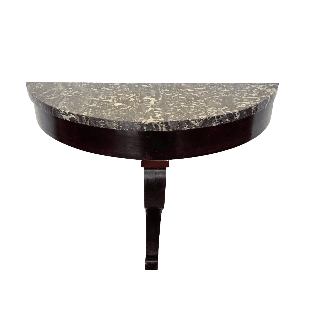 Antique Wall Console With Marble Top, 2nd half 1800s