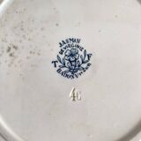 Badonviller ironstone dessert plates "Virginia Jasmine"