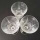 12 large cut crystal wine glasses