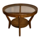 Round coffee table Karel Koželka & Antonín Kropáček 1940s Czechoslovakia