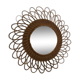 Vintage rattan Sun mirror 48cm