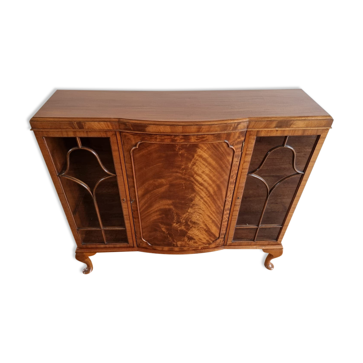 Antique queen anne style bookcase