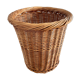 Vintage rattan paper basket