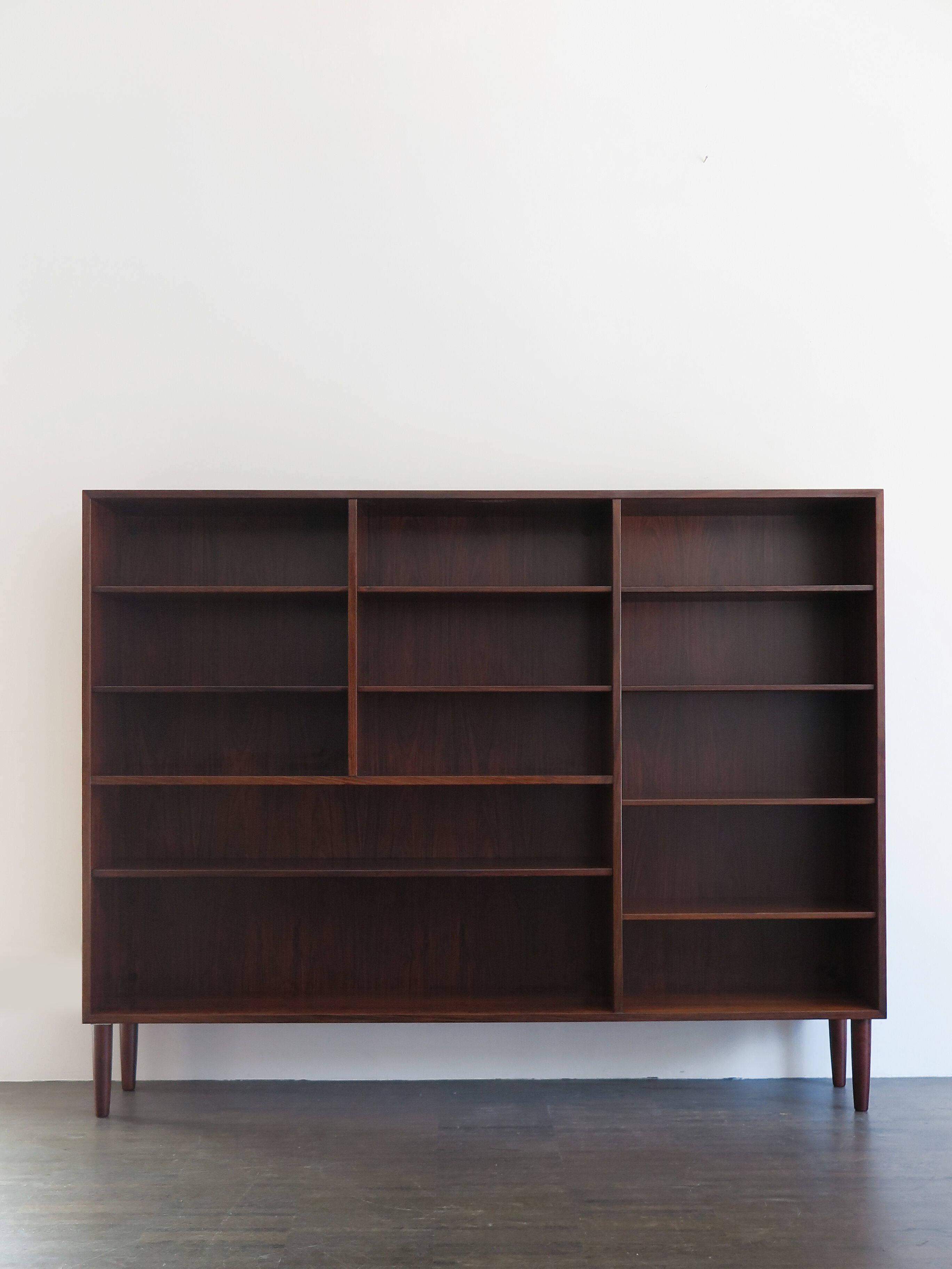 Rosewood scandinavian bookcase, Denmark 1960s