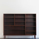 Bibliothèque scandinave en palissandre, Danemark années 1960