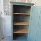 Vintage 1-door Parisian wardrobe re-enchanted in smoky green.