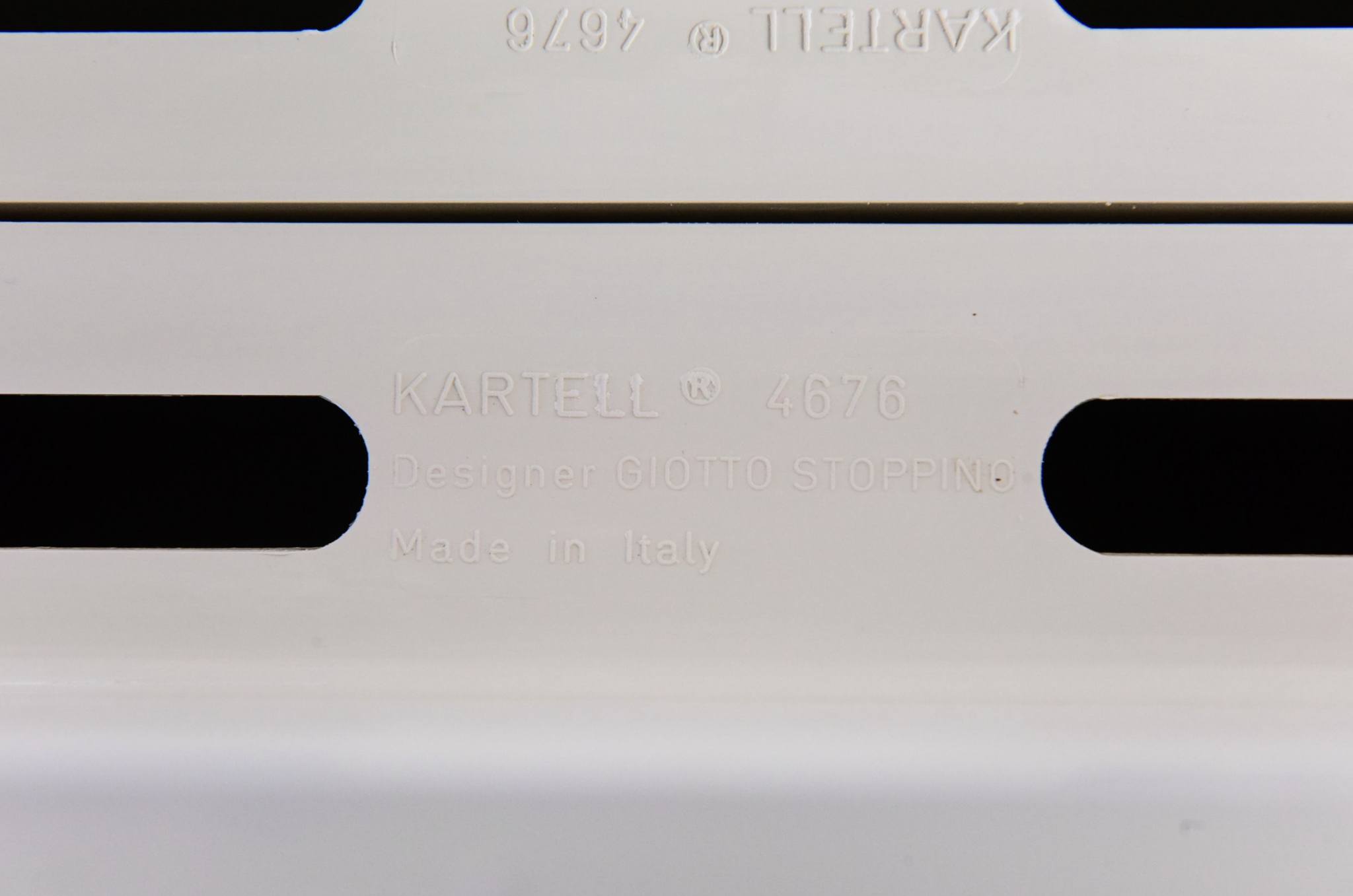 Magazine holder or vinyl by Giotto Stoppino for Kartell, 1970
