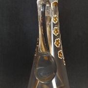 Enamelled glass ewer decanter gold decoration numbered early twentieth art nouveau