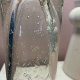 Vintage bubbled glass vase, 1970