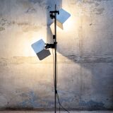 Triedro Floor Lamp in Lacquered and Chromed Metal by Joe Colombo for Stilnovo, Italy, 1970s