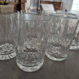 6 verres cristal st louis