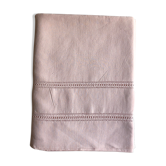 Old Sheet In Pure Washed Linen Tinted In Sweet Pink