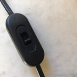 Ceramic foot table lamp