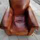 Leather club chair from the 1940s