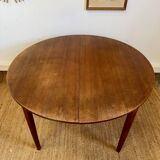 Table scandinave extensible en teck – années 60