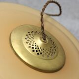 Space Age Brown Pendant Lamp from Guzzini, 1960s