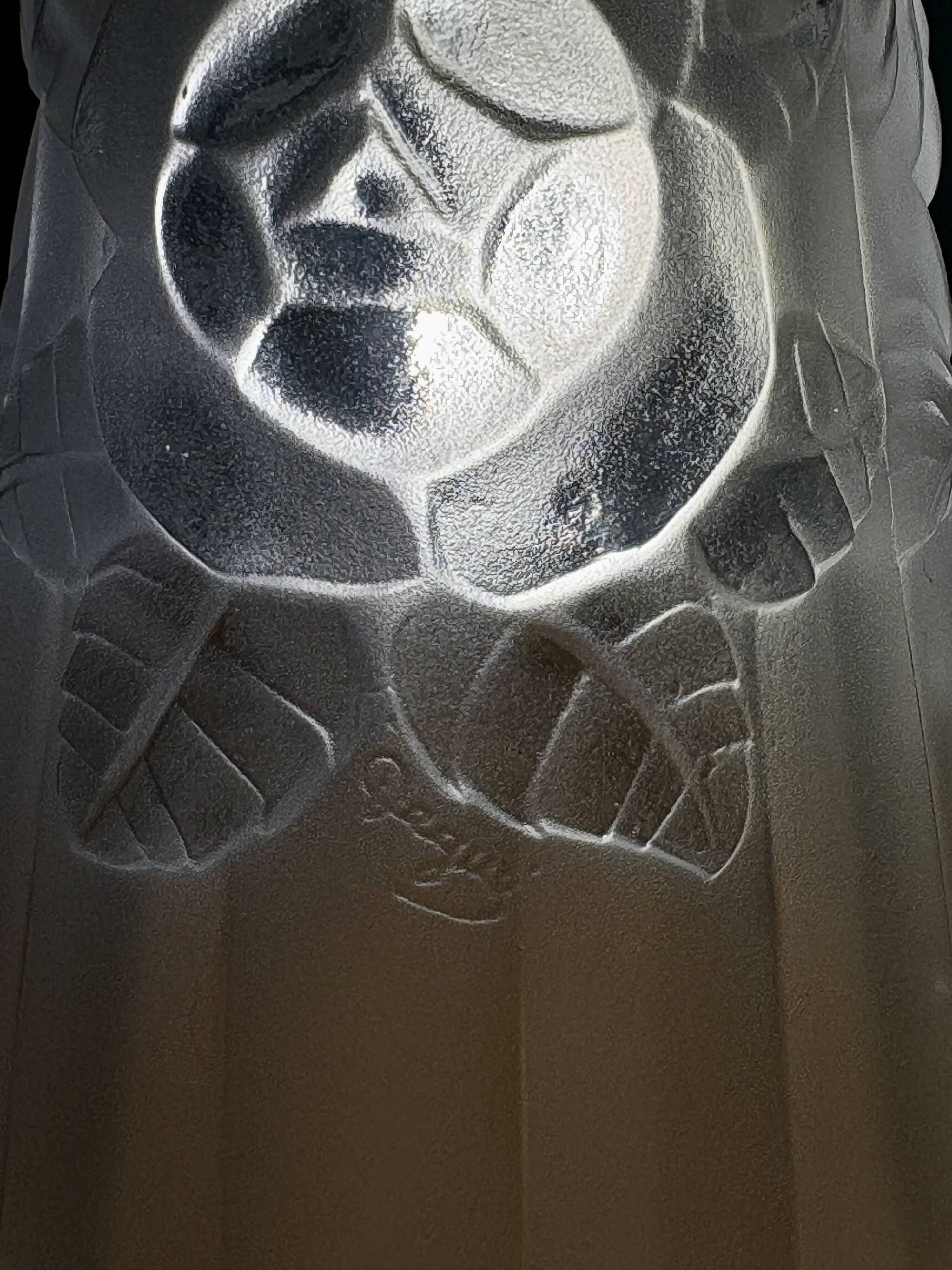 Vintage Art Deco curved tulip wall light - Degué