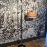 German swing lamp