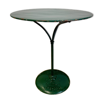 Old metal bistro table - Ruffier Grenoble – enamel paint