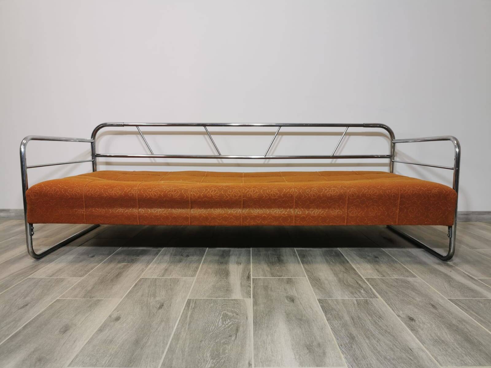 Bauhaus Chrome Sofa by Robert Slezak for Slezak Factories