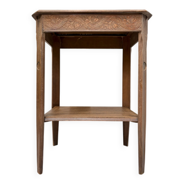 Art Deco side table in wood