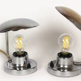Bauhaus Style Chrome Table Lamps from Napako, 1940s, Set of 2