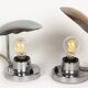 Lampes de Bureau Style Bauhaus Chromées de Napako, 1940s, Set de 2