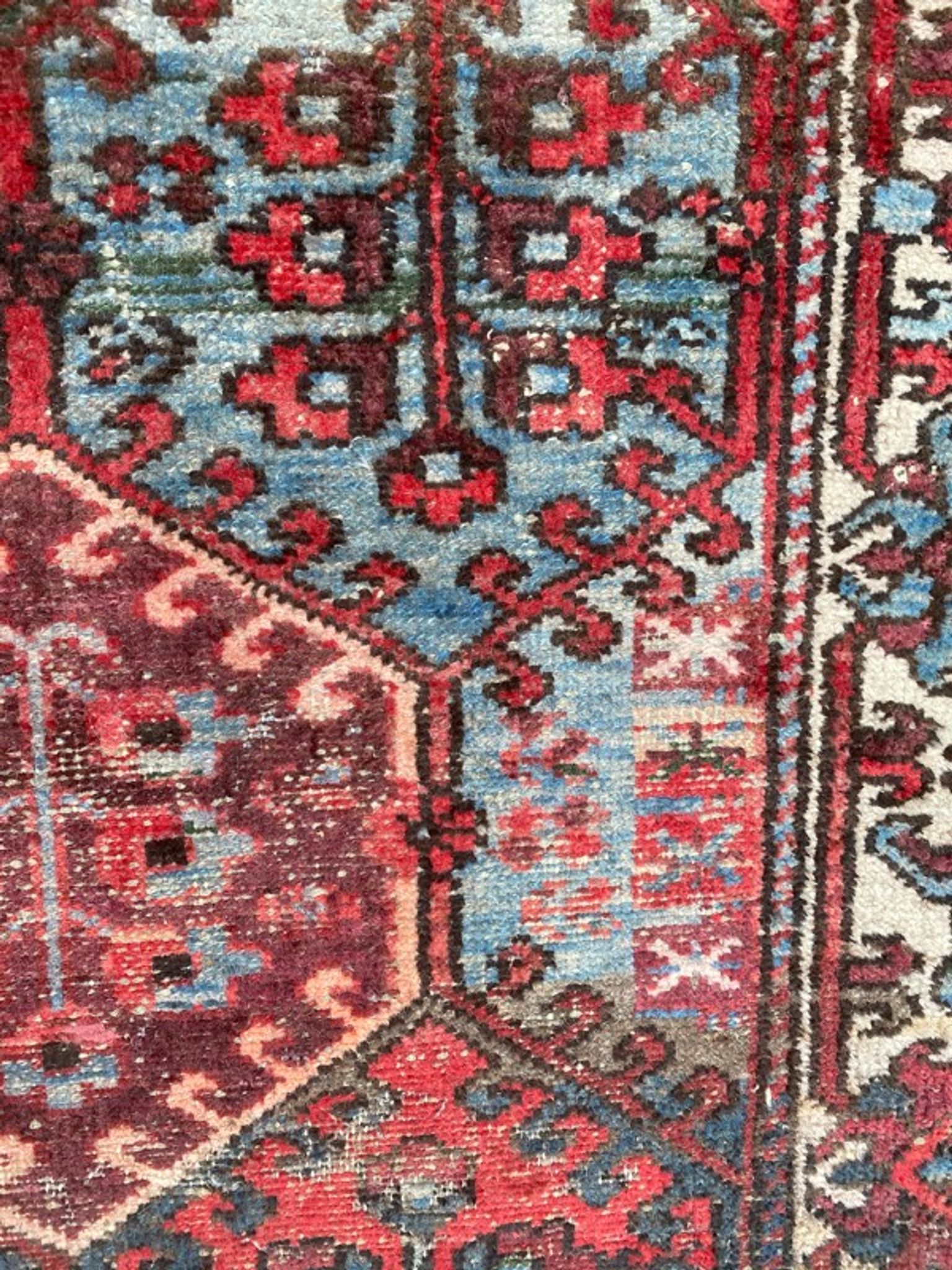 Old Persian carpet Hamadan 125x202 cm