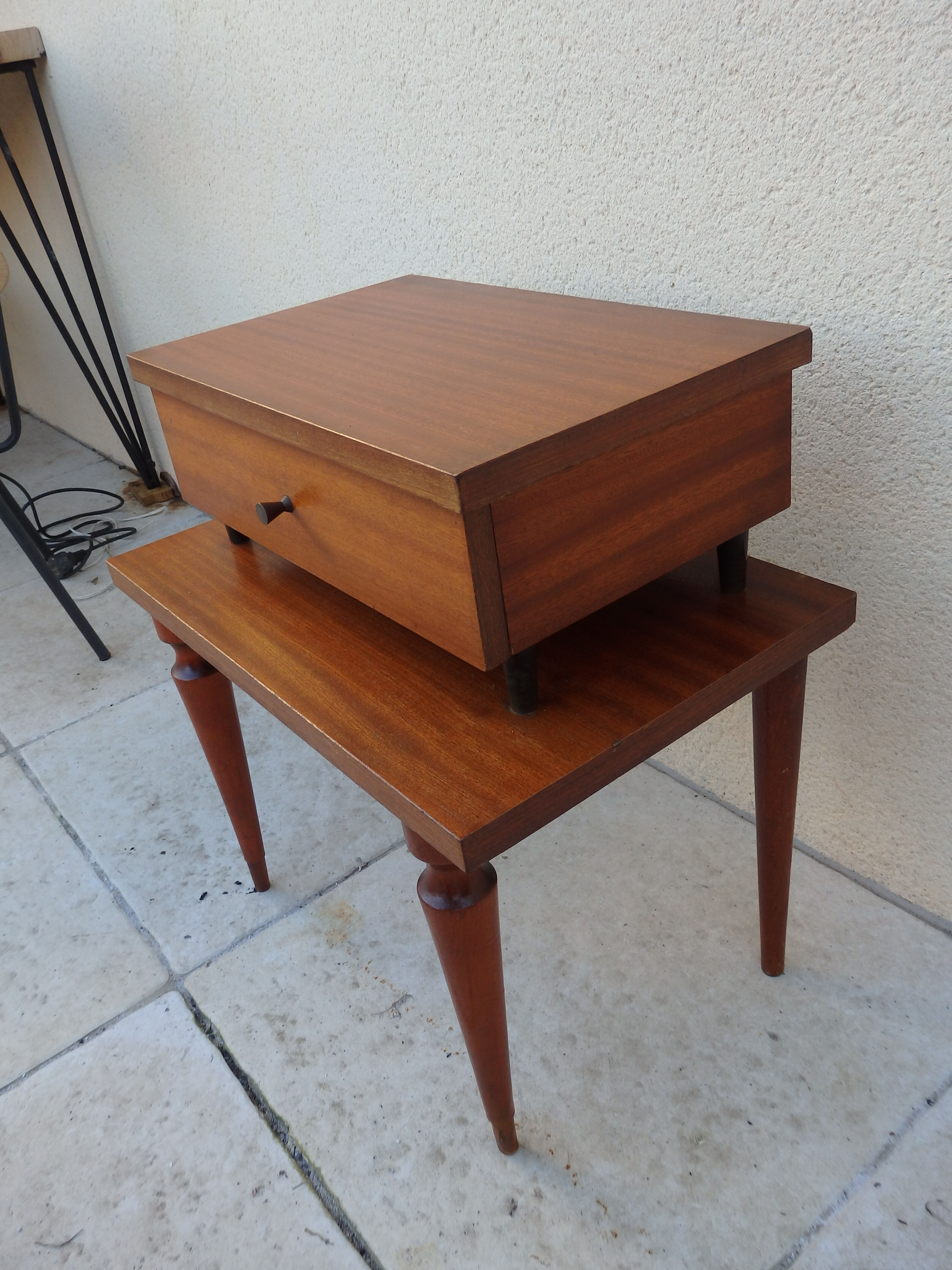 Vintage bedside table year 50 60