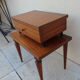Table chevet vintage années 50 60