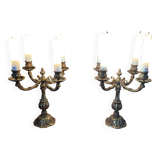 Bronze candelabra