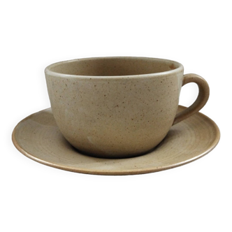 CNP Grès Village stoneware breakfast cup