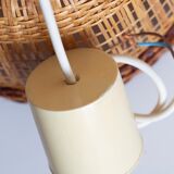 Vintage wicker pendant lamp