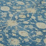 Handmade oriental contemporary 1980s 295 cm x 385 cm beige wool carpet