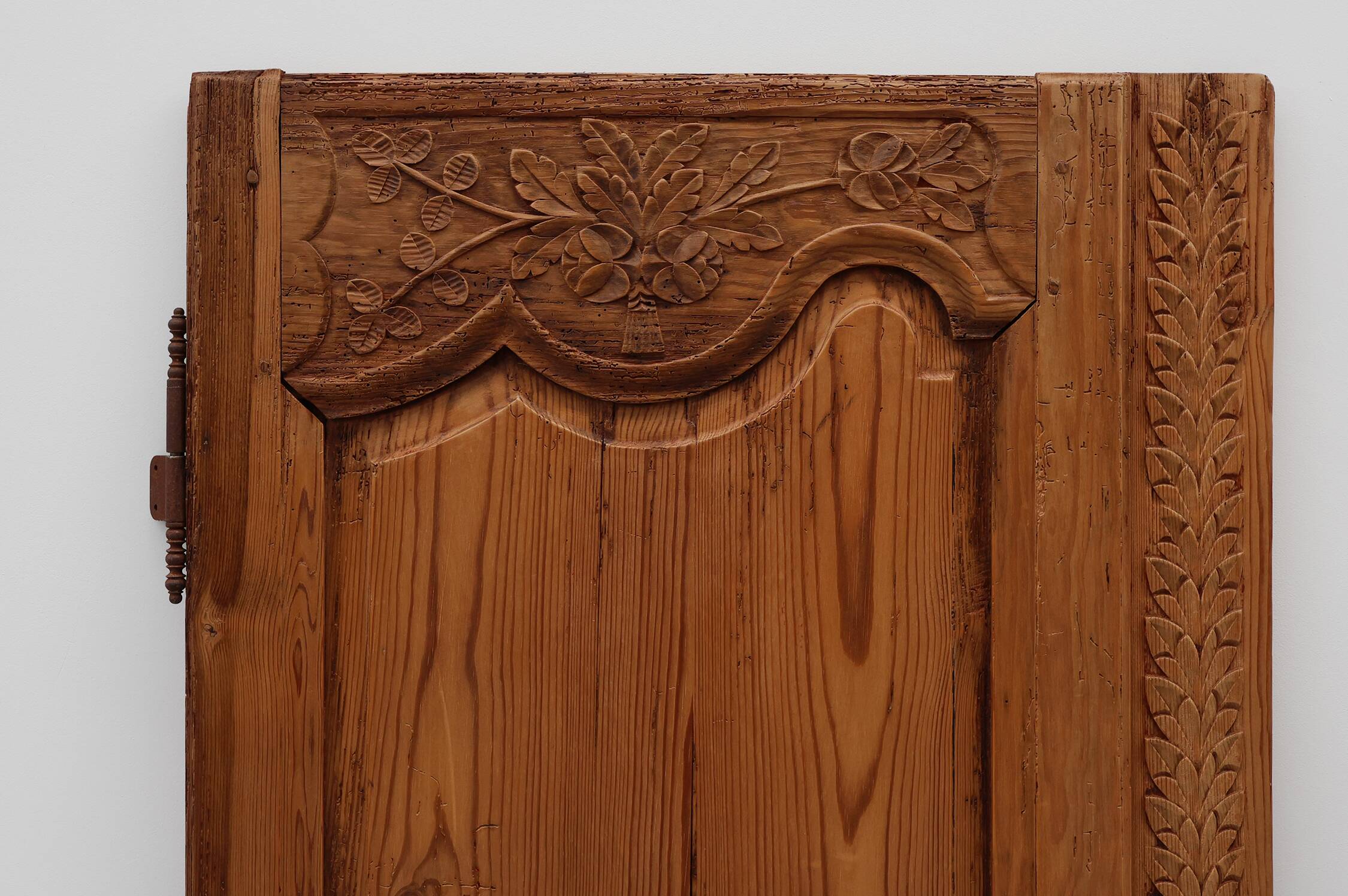 Pair of two Antique French Provincial hand carved doors, ca. 1880