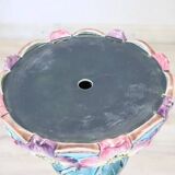 Art Nouveau ceramic vase with column, Italy early 20th century