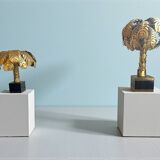 Palm Tree Lamp by Christian Techoueyres for Maison Jansen, 90 cm, 1970